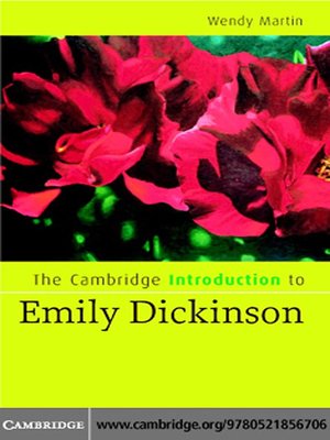 The Cambridge Introduction to Emily Dickinson - ebook